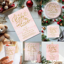 Baby It's Cold Outside Girl Baby Shower