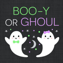 Ghoul or Boo-y Gender Reveal
