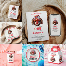  Oh what's fun Caricatures  Turkey 1st Birthday 