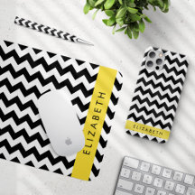 Black Zigzag, Yellow - Home Decor Collection