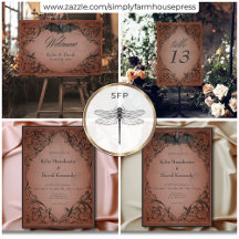 Vintage Bat Until Death Rust Wedding