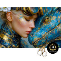 Mystic Flame: Dragon Fantasy Decoupage Paper