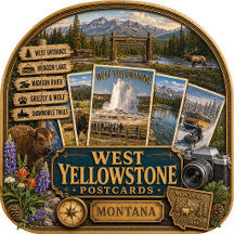 West Yellowstone Montana Postcards/Gifts