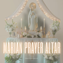 Marian Wedding Prayer Altar