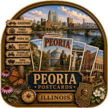 Peoria Illinois Postcards/Gifts