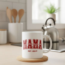 Custom Mama Est. Year Personalized Mom Established