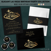 Elegant Las Vegas Birthday Party