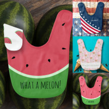 Cute and Fruity Summer Vibes Baby Bibs