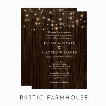 Rustic Farmhouse Twinkling Lights
