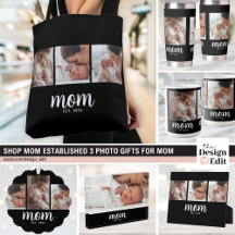 Mom Established Elegant 3 Photo Gifts for Mom
