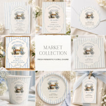 Fresh off the Market Pastel Bridal Shower Suite