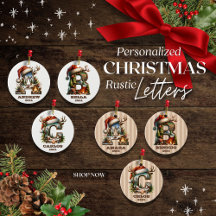 Rustic Personalized Letters