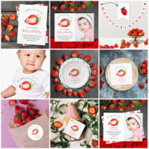 Little Sweetie Strawberry 1st Birthday Party