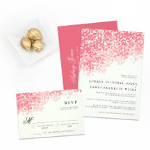 Rosy Light Shower Wedding Collection