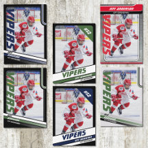 Customizable Ice Hockey Trading Cards