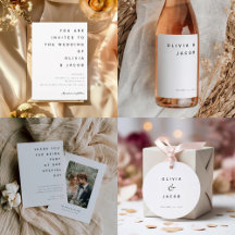 Minimalist Modern Wedding