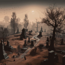 Whispers in the Dark: Terrifying Cemetery Ambience