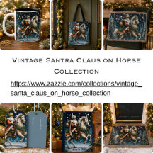 Vintage Santa Claus on Horse Collection
