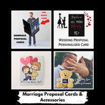 Marriage Proposal Cards & Accessories