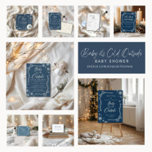 Baby, It's Cold Outside! Baby Shower- Blue edition