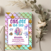 Mermaid 1st Birthday Party ONEder The Sea Mermaid