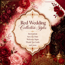 Red Wedding Collection Styles