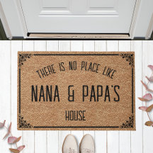 Personalized Grandparents Doormats - Gifts