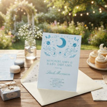 Twinkle Little Star Moon & Stars Baby Shower 