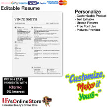 Resume Customization Letterhead (Customizable)