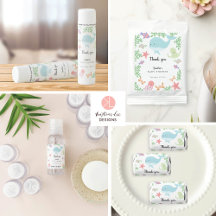 Under the Sea Pastel Baby Shower Favors