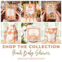 Sweet Little Peach Baby Shower