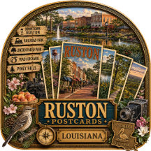 Ruston Louisiana Postcards/Gifts