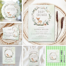 Wonderful Woodland Deer Baby Shower