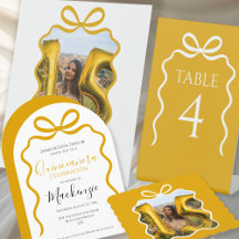 Quinceanera Modern Ribbon Frame