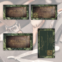 Leather Tropical Gold Luxury Business Bundle 