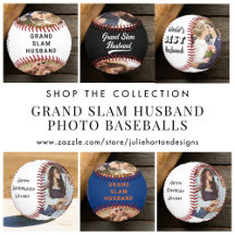 Husband Photo Baseballs