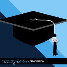 Navy & Baby Blue Graduation