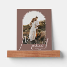 MARRIED WEDDING PHOTO PICTURE LEDGES