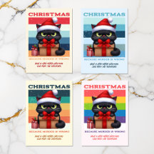 Funny Retro Cat Christmas Collection