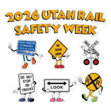 Rail Safety Sign Cartoons