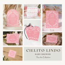 Pink Cielito Lindo Baby Shower Collection