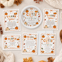 Cutie Pie Pumpkin Gender Neutral Baby Shower