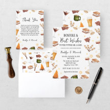 Rustic Couples Fall Bonfire Wedding Shower