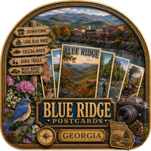 Blue Ridge Georgia Postcards/Gifts