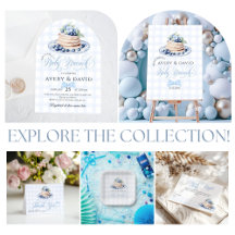 Blueberry Pancake Baby Brunch Baby Shower Boy