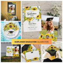 Graduation Sunflower Theme
