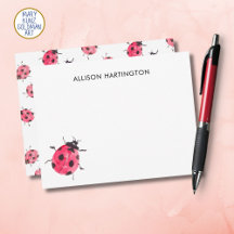 Cute Watercolor Ladybug Gifts for Nature Lovers