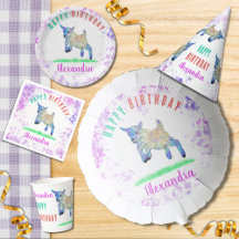 Goat Themed Birthday Party Supplies