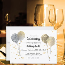 Big Bold 50 and Fabulous Birthday Gold Black -MPS