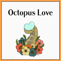Octopus With Heart Design